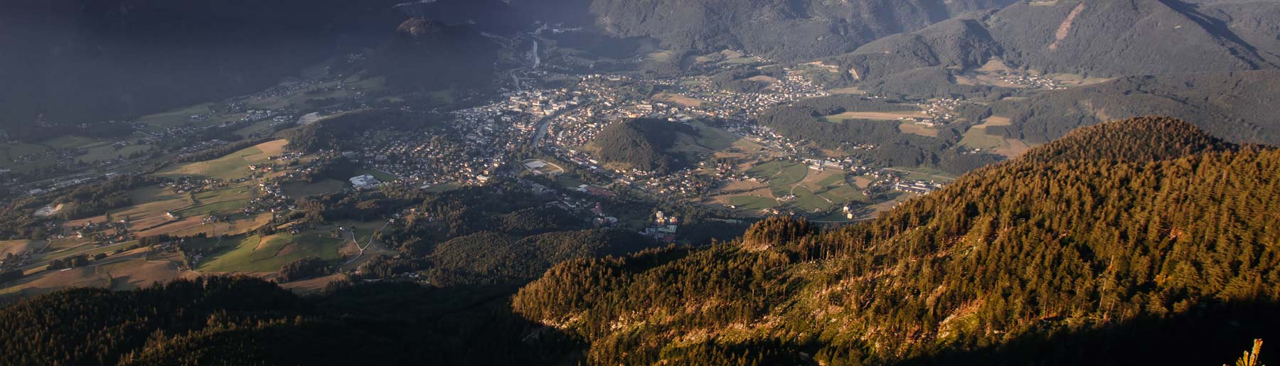 Blick von der Katrin auf Bad Ischl - Foto: Daniel Leitner